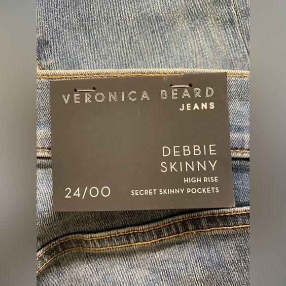 Veronica Beard Debbie High Rise Stretch Skinny Jeans - Picture 15 of 17